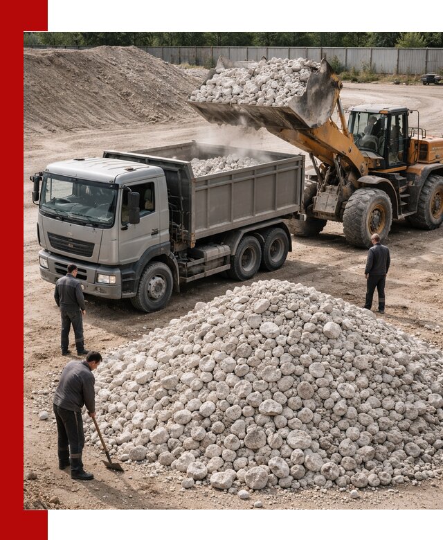 Известняковый щебень фракция 70–150 с доставкой в Нефтеюганске