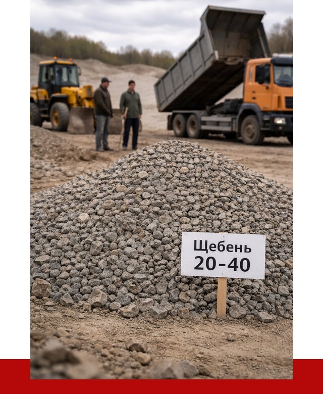 Бетонный щебень фракция 20-40 в Нефтеюганске от 2491 р. | ПРОНЕРУДНфт