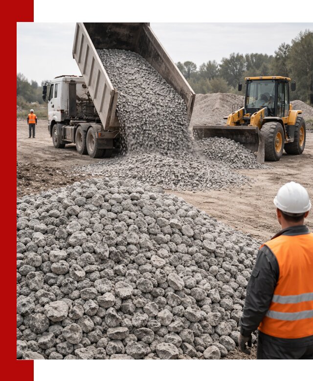 Доставка бетонного щебня фракции 20-40 в Нефтеюганске