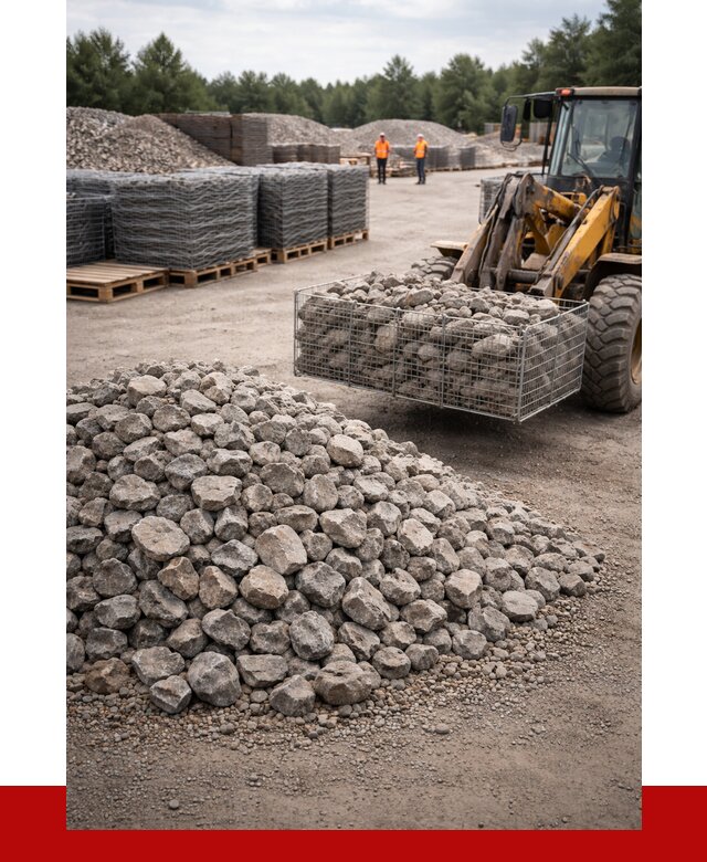 Камень для габионов фракция 70-150 в Нефтеюганске от 4271 р. | ПРОНЕРУДНфт