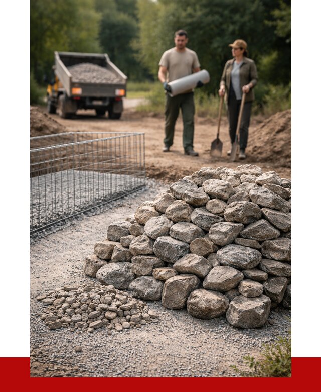 Камень для габионов фракция 100-200 в Нефтеюганске от 4881 р. | ПРОНЕРУДНфт