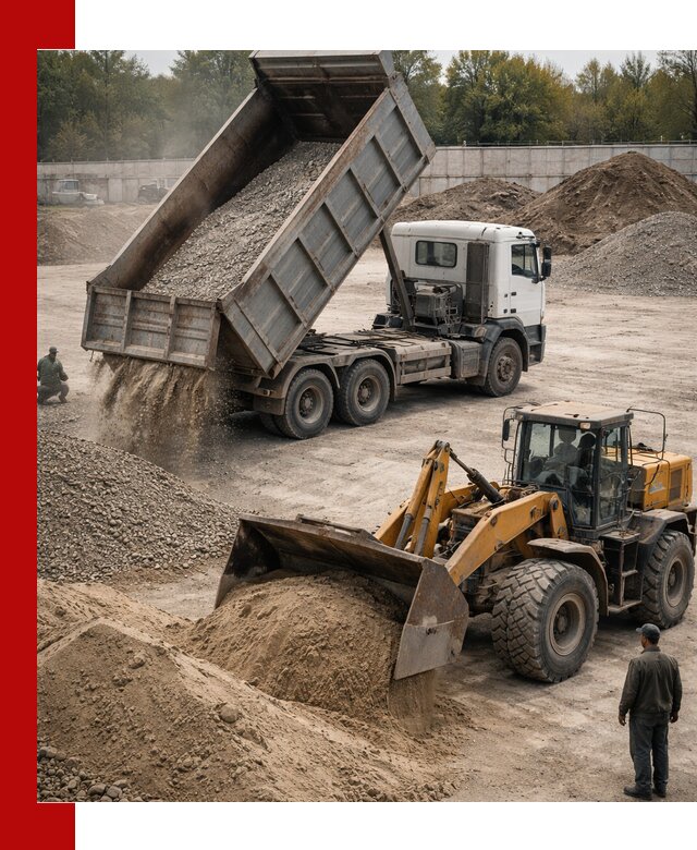 Перевозка сыпучих грузов самосвалами и бортовыми в Нефтеюганске